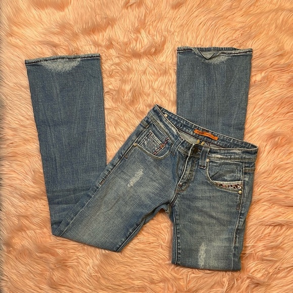 Vigoss‎ Y2K Low Rise Bootcut Jean Size 0 - Picture 1 of 10